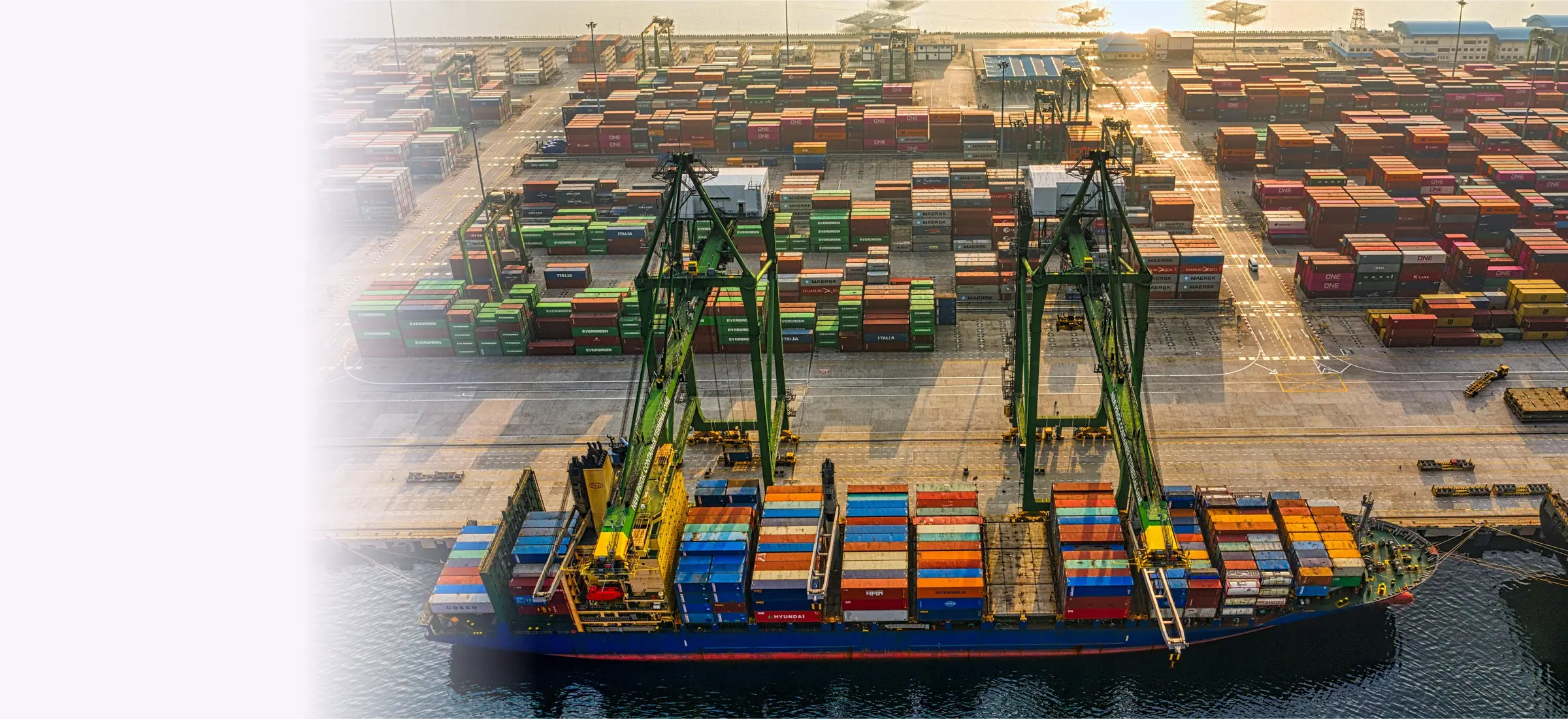 Container ship being loaded by cranes at the port of Mombasa – marine cargo insurance for imports to Kenya